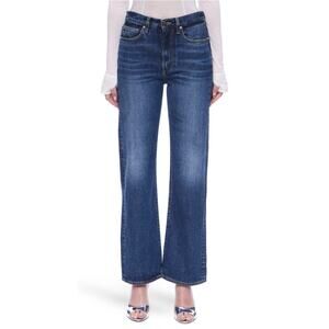 VIAVIA The High and Straight Jeans 29 Copenhagen Wash NEW made in Italy